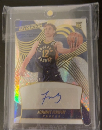 2024-25 Panini Revolution #RA-FUR Johnny Furphy Rookie Autograph — front