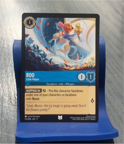2023 Lorcana Winterspell #137 Roo Little Helper — front