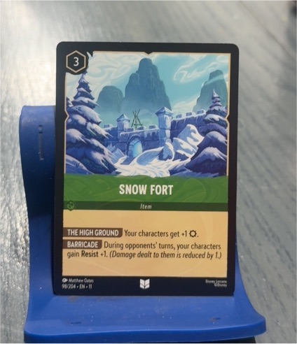 2026 Disney Lorcana Winterspell #98 Snow Fort — front