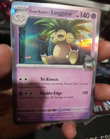 2026 Pokémon Ascended Heroes #078 Team Rocket's Exeggutor — front