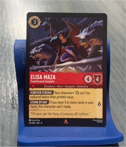 2026 Disney Lorcana Winterspell #112 Elisa Maza - Transformed Gargoyle — front