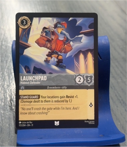 2026 Disney Lorcana Winterspell #172 Launchpad - Hideout Defender — front