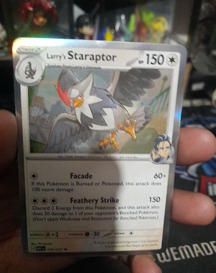 2026 Pokémon Ascended Heroes #170 Larry's Staraptor — front