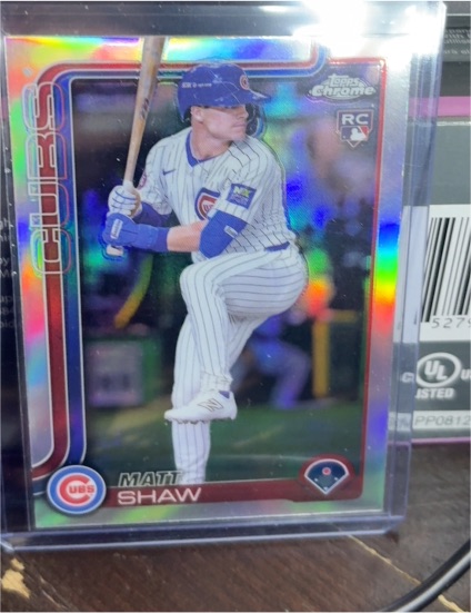 2025 Topps Chrome #219 Matt Shaw — front