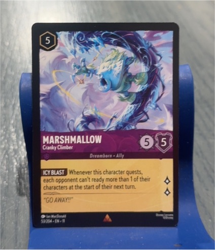 2023 Lorcana Winterspell #53 Marshmallow - Cranky Climber — front