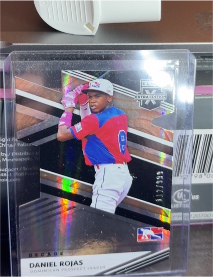 2020 Panini Elite Extra Edition #187 Daniel Rojas — front