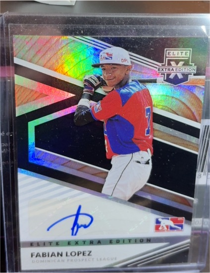 2020 Panini Elite Extra Edition #190 Fabian Lopez — front