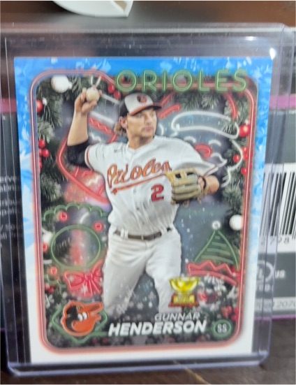 2024 Topps Holiday #H150 Gunnar Henderson — front