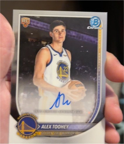 2025-26 Bowman Chrome #BCA-AO Alex Toohey — front