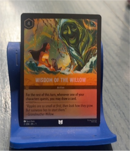 2026 Disney Lorcana Winterspell #31 Wisdom of the Willow — front