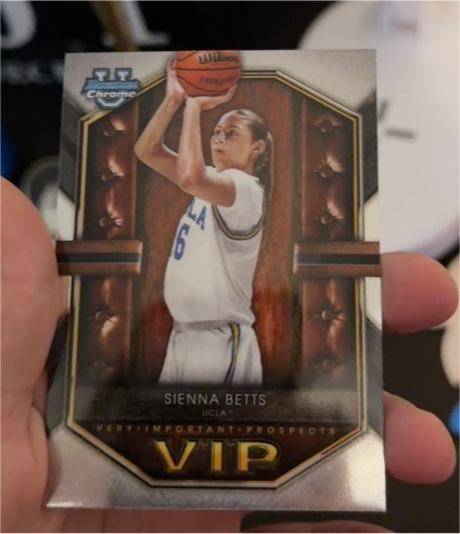2025-26 Bowman Chrome VIP #VIP-6 Sienna Betts — front