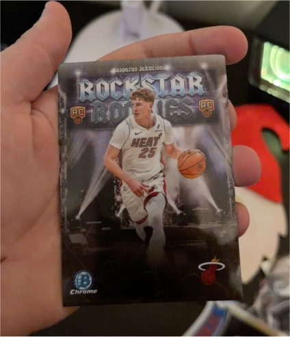2025-26 Topps Bowman Chrome #RR-20 Kasparas Jakucionis — front
