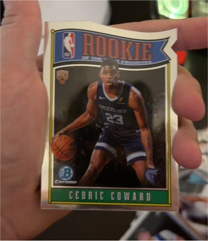 2025 Bowman Chrome #RY-11 Cedric Coward Rookie of the Year Favorites — front