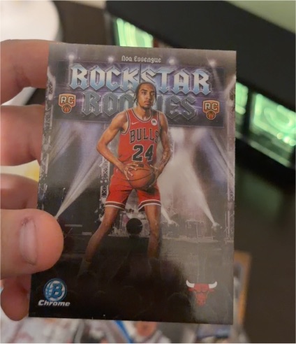2025 Bowman Chrome Rockstar Rookies #RR-12 Noa Essengue — front
