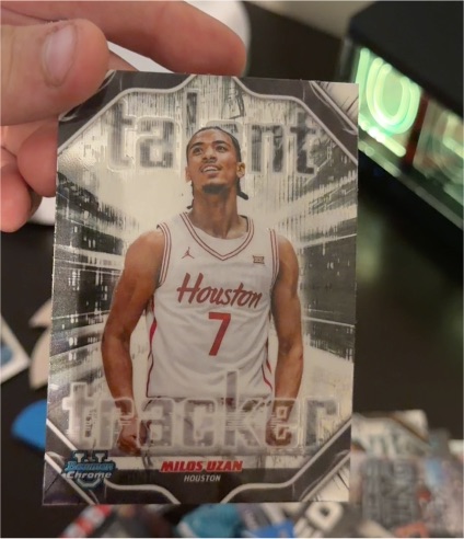 2025 Bowman Chrome Talent Tracker #TT-25 Milos Uzan — front