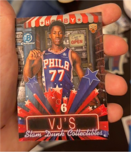 2025 Bowman Chrome #HS-8 VJ Edgecombe — front