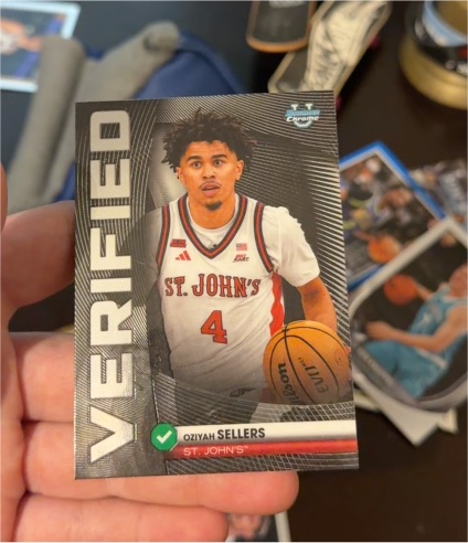 2025-26 Bowman Chrome #BV-19 Oziyah Sellers — front