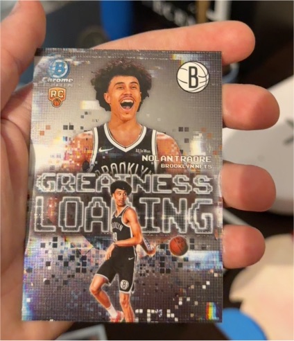 2025-26 Bowman Chrome #GL-19 Nolan Traore Greatness Loading — front