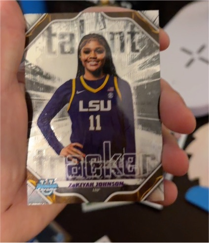 2025-26 Bowman Chrome #TT-17 ZaKiyah Johnson — front