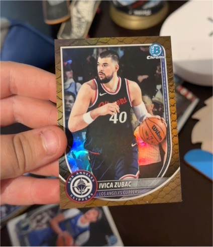 2025-26 Bowman Chrome #BCV-120 Ivica Zubac — front