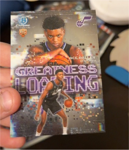 2025-26 Bowman Chrome #GL-5 Ace Bailey Greatness Loading Rookie — front