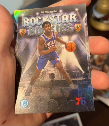 2025-26 Bowman Chrome #RR-3 VJ Edgecombe — front