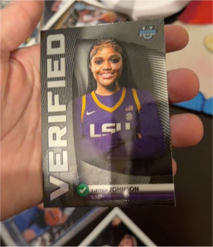 2025-26 Bowman #BV-21 ZaKiyah Johnson — front