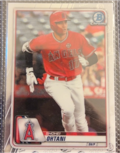 2020 Bowman Chrome #58 Shohei Ohtani — front