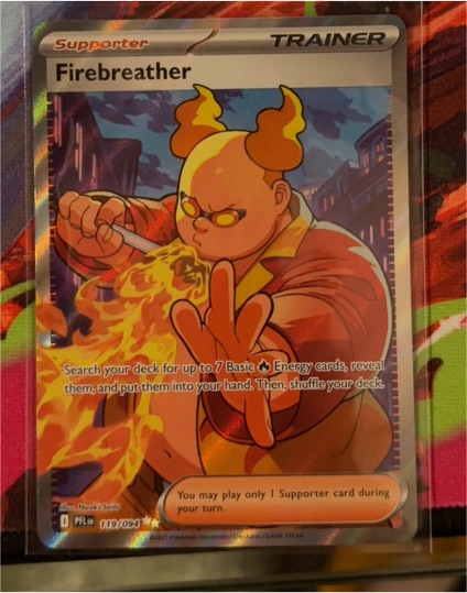 2025 Pokémon #119 Firebreather — front