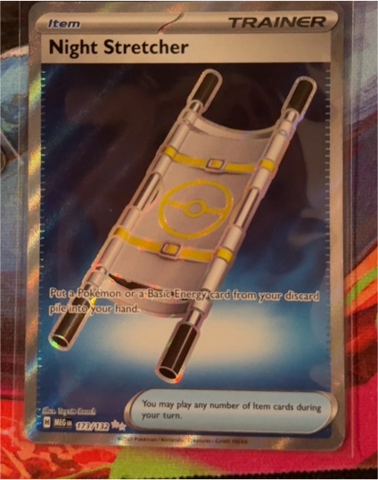 2022 Pokémon TCG Mega Evolutions #173 Night Stretcher — front