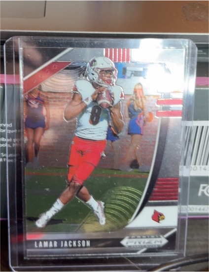 2020 Panini Prizm Draft Picks #63 Lamar Jackson — front