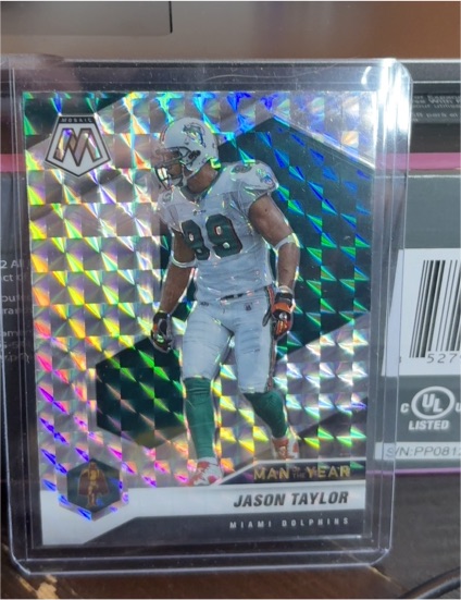 2021 Panini Mosaic #266 Jason Taylor Man of the Year — front