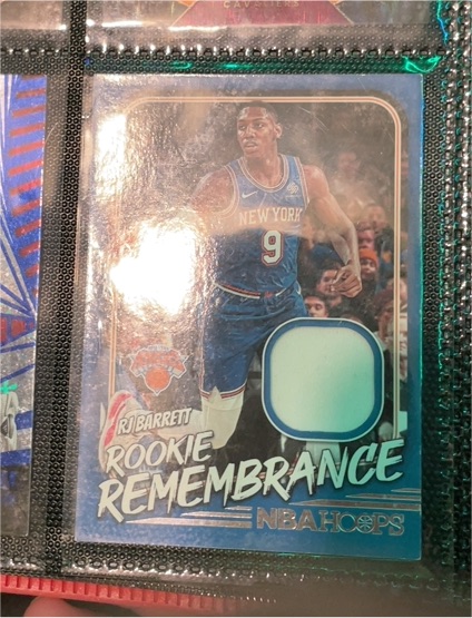 2022-23 Panini NBA Hoops #RR-RJB RJ Barrett Rookie Remembrance — front