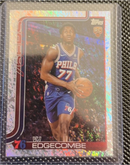 2025 Topps Basketball #203 VJ Edgecombe — front