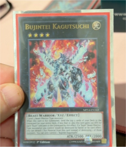 2014 Yu-Gi-Oh! MP14-EN163 Bujintei Kagutsuchi — front