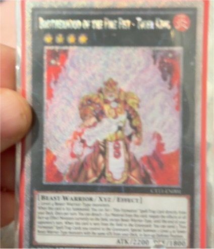 YuGiOh Brotherhood of the Fire Fist - Tiger King CT11-EN001 — front