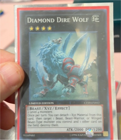 2013 Yu-Gi-Oh! CT10-EN012 Diamond Dire Wolf — front