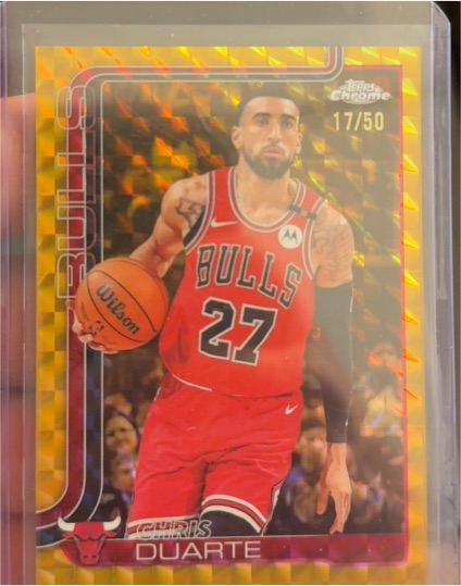 2025-26 Topps Chrome #83 Chris Duarte — front