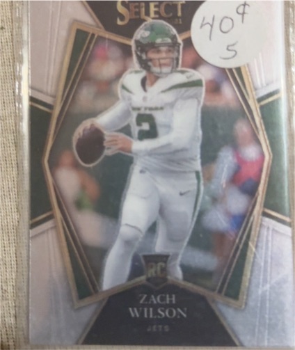 2021 Panini Select Premier Level #144 Zach Wilson Rookie RC — front