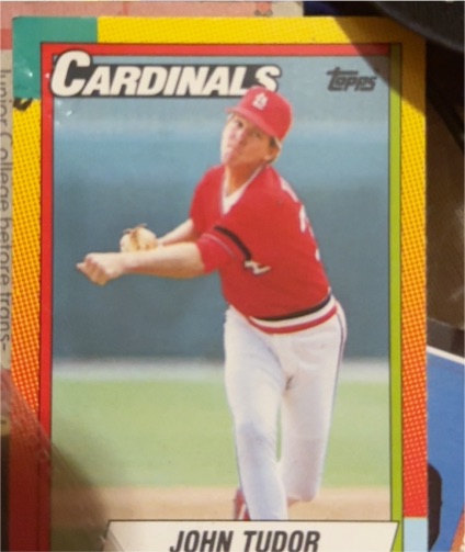 1990 Topps Traded #124T John Tudor — front