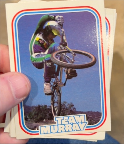 1984 Donruss BMX #22 Team Murray — front