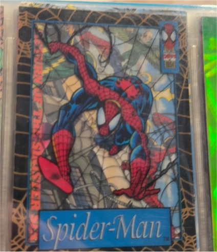 1994 Fleer Marvel The Amazing Spider-Man Suspended Animation #10 Spider-Man — front