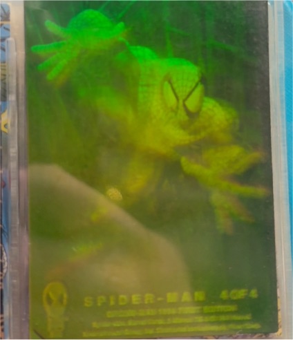 1994 Fleer The Amazing Spider-Man Hologram #4 of 4 — front