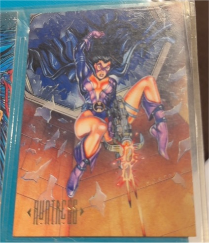 1994 Skybox Master Series DC #71 Huntress — front