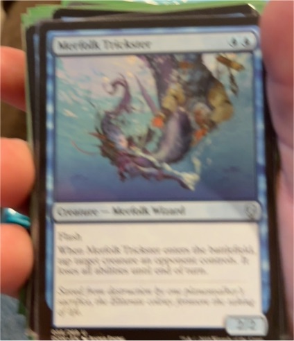 2018 Magic: The Gathering Dominaria #56 Merfolk Trickster — front