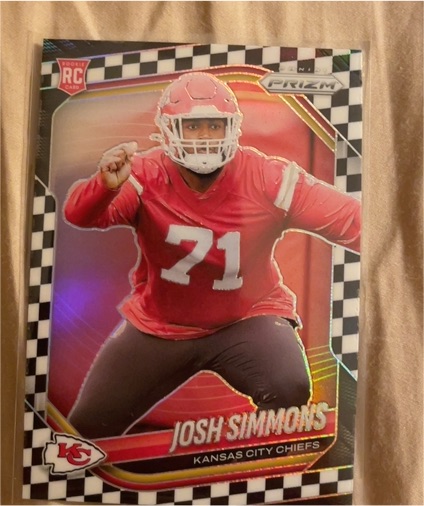 2025 Panini Prizm #337 Josh Simmons — front