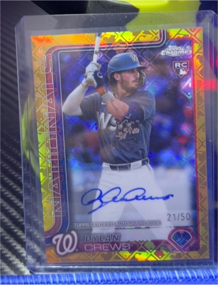2025 Topps Chrome Update #RA-DC Dylan Crews — front