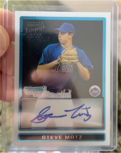 2009 Bowman Chrome Draft #BDPP85 Steve Matz — front
