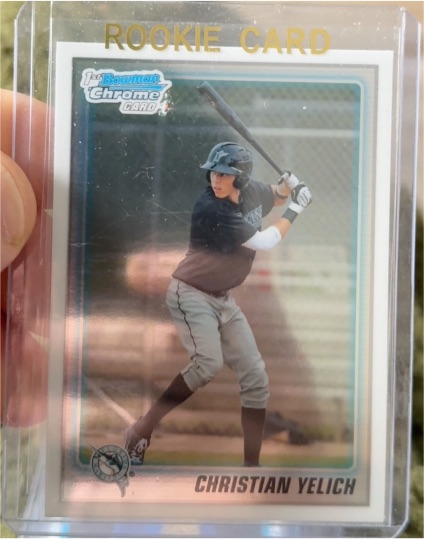 2010 Bowman Chrome Draft Picks & Prospects #BDPP78 Christian Yelich — front