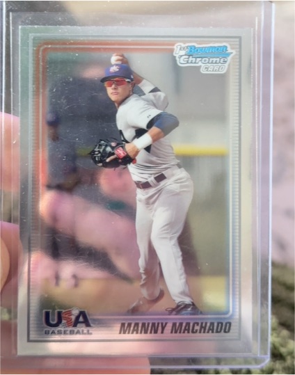 2010 Bowman Chrome #USA18-BC10 Manny Machado — front